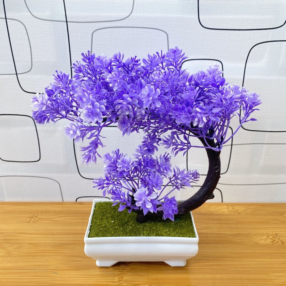 仿真花发财树绿植物塑料盆栽盆景客厅装饰干花卉假花酒柜摆件摆设荷花