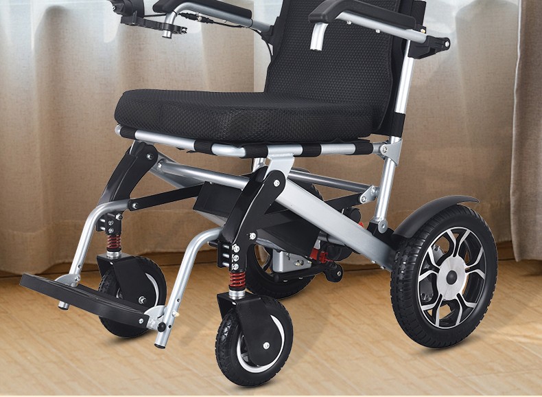 凤凰(phoenix)电动铝合金轮椅车老年人残疾人家用可折叠轻便上飞机锂