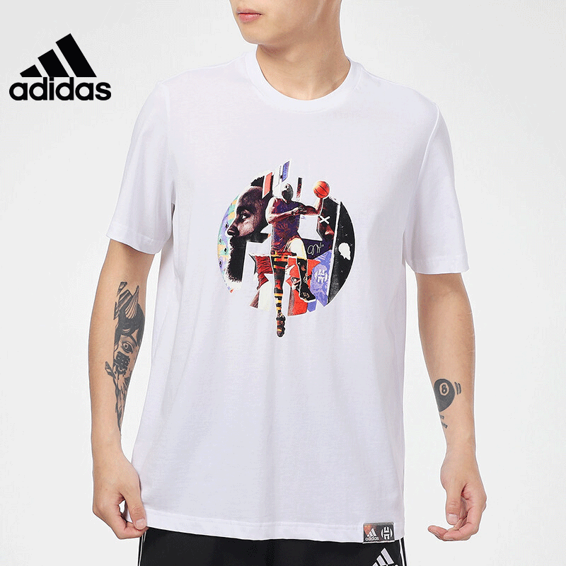 adidas 阿迪达斯男子哈登图案运动训练篮球短袖T恤GH6717 GQ8310 2XL【图片价格品牌报价】-京东