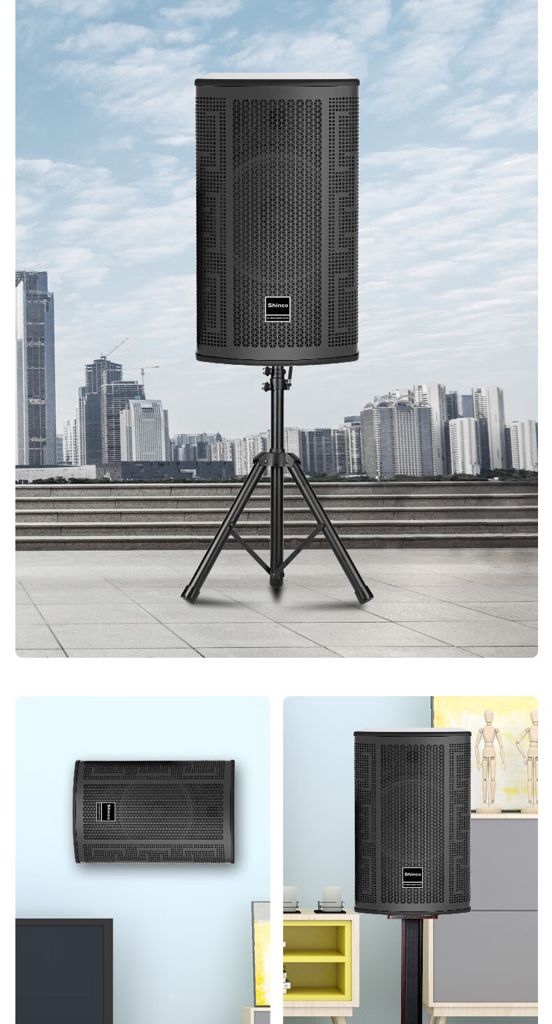 新科(shinco) 会议室音响套装家庭ktv音响卡拉ok功放机一体蓝牙音箱