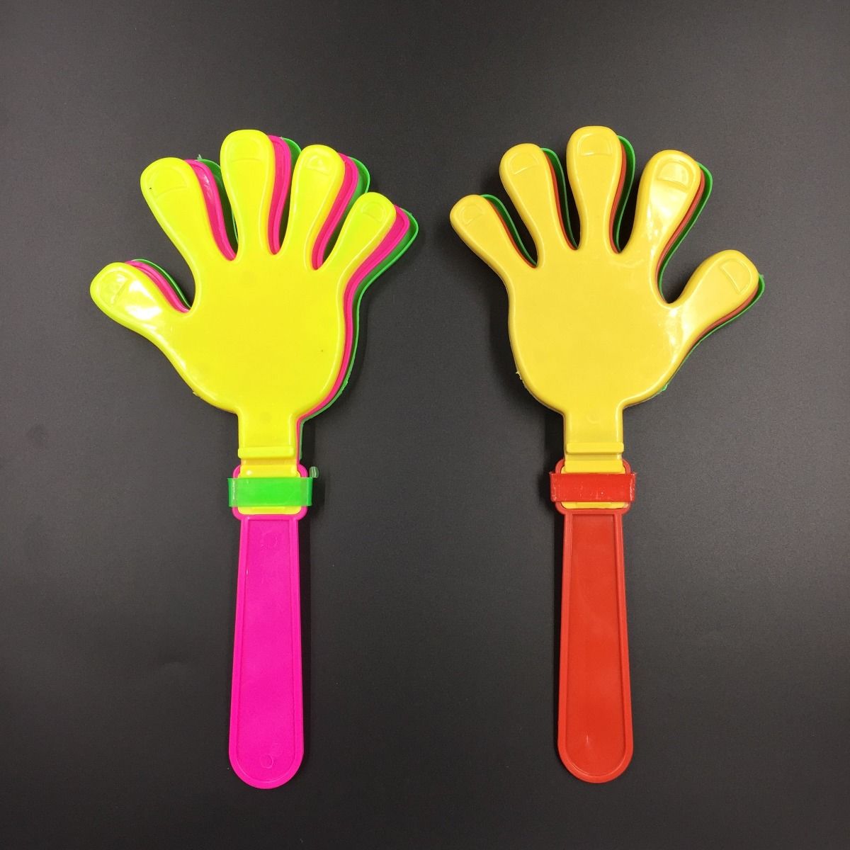 50个装28cm大号拍手器小手拍玩具巴掌拍拍手塑料道具手拍掌鼓掌拍