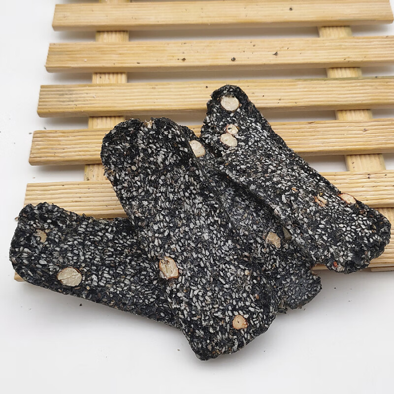 湖北荆州监利特产麻叶子黑芝麻糖花生芝麻糖麦芽糖黑芝麻糖 黑芝麻糖1