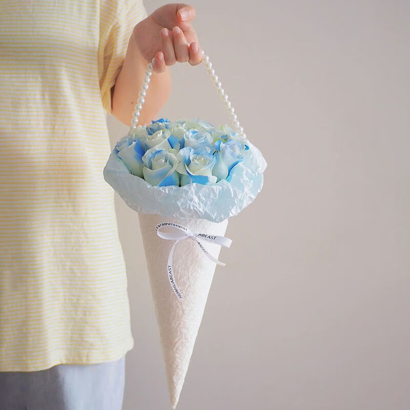 智聪星【甜到心里】冰淇淋甜筒花束仿真六一毕业礼物送女朋友七夕情人