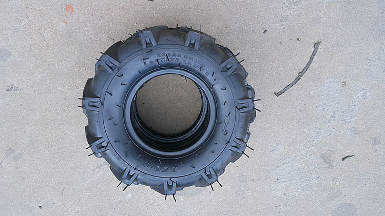 农用微耕机旋耕机轮胎355356加强耐磨四层级人字胎内胎