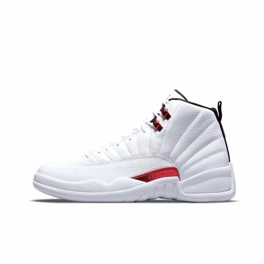 乔12篮球鞋2世界杯黑白金复活节金扣男女鞋高帮碳板气垫运动鞋白金36