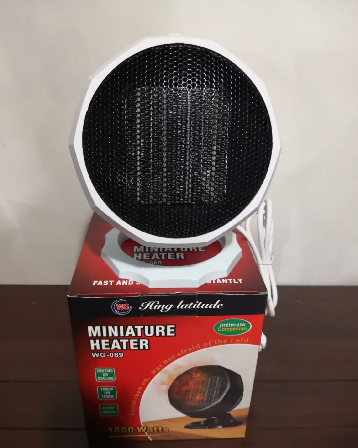 尼纳斯 冬季迷你壁挂暖风机迷你小型暖风机家用全屋取暖器婴儿浴室