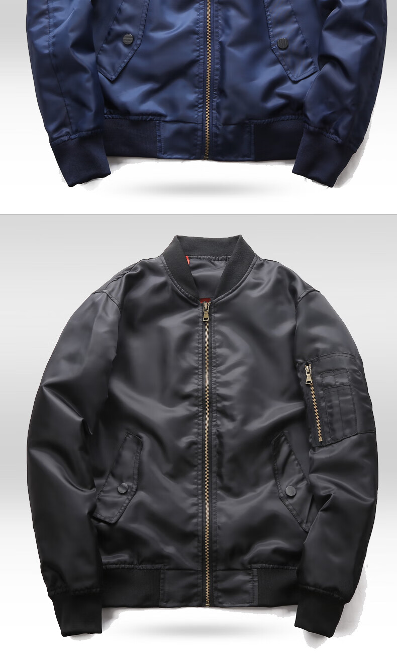 吉普(jeep)飞行员男薄款刺绣棒球服2020秋季大码工装机能潮秋冬款夹克