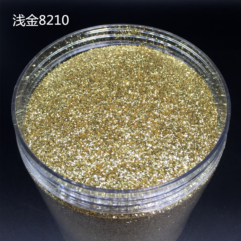 pet耐高温金色金葱粉闪光粉闪光片硅藻泥亮粉金粉装饰金片闪片8208红