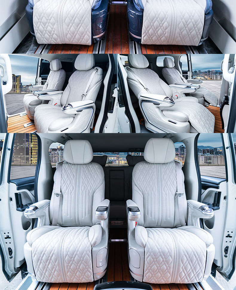 gl8gm8m8上汽大通g10g20威然塞纳威霆房车v80航空座椅改装沙发床 水晶