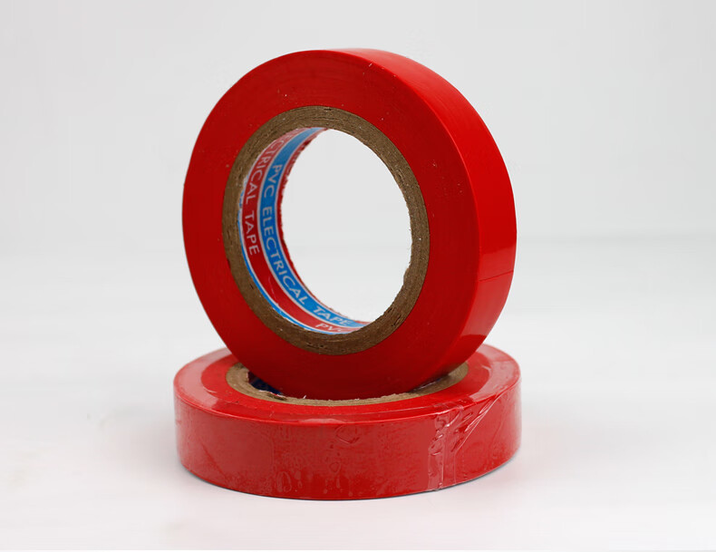 电工胶带pvc电气绝缘胶带无铅防水电工胶布带10米18米五色普通款黄色