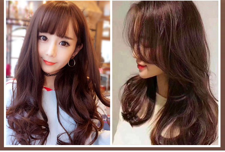 彩蕴流行色染发剂植物遮白发染发膏纯显白染头发膏天然染色膏紫红色