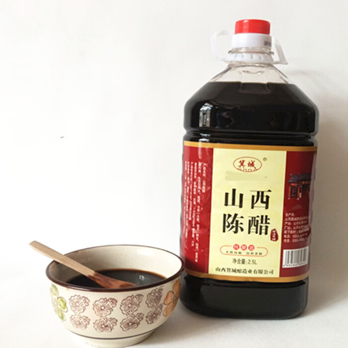 老黑醋正宗山西特产老陈醋5斤装大桶装纯粮酿造农家香醋黑醋食用醋