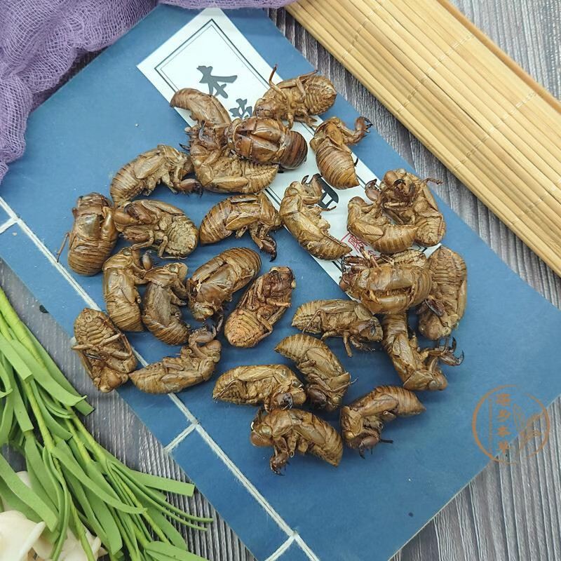 北京同仁堂水洗蝉脱正宗农家收集野生蝉脱蝉蜕知了壳