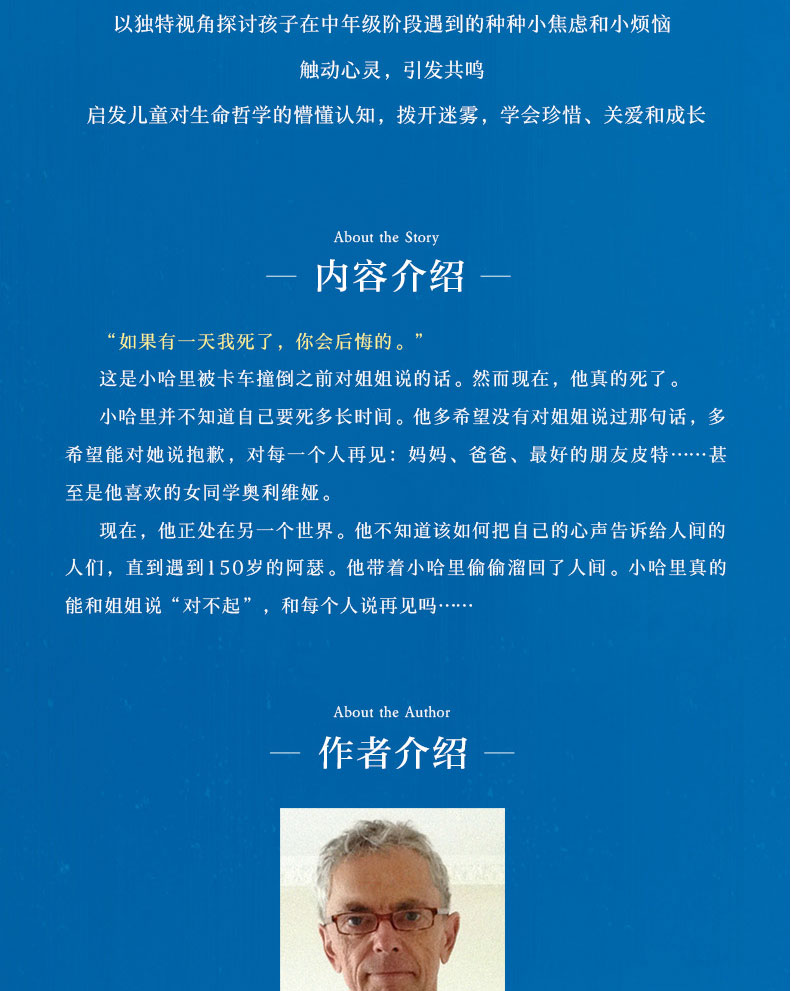 天蓝色的彼岸亚历克斯希勒原著现代当代小说畅销书儿童故事书读物612