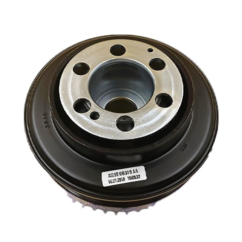 路虎原装曲轴皮带轮 减震轮 发动机皮带调整轮捷豹原厂曲轴轮 盘滑轮