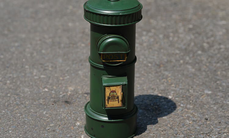 唯利多新款复古英国伦敦街头户外邮筒邮箱信箱储钱罐酒吧服装店装饰品