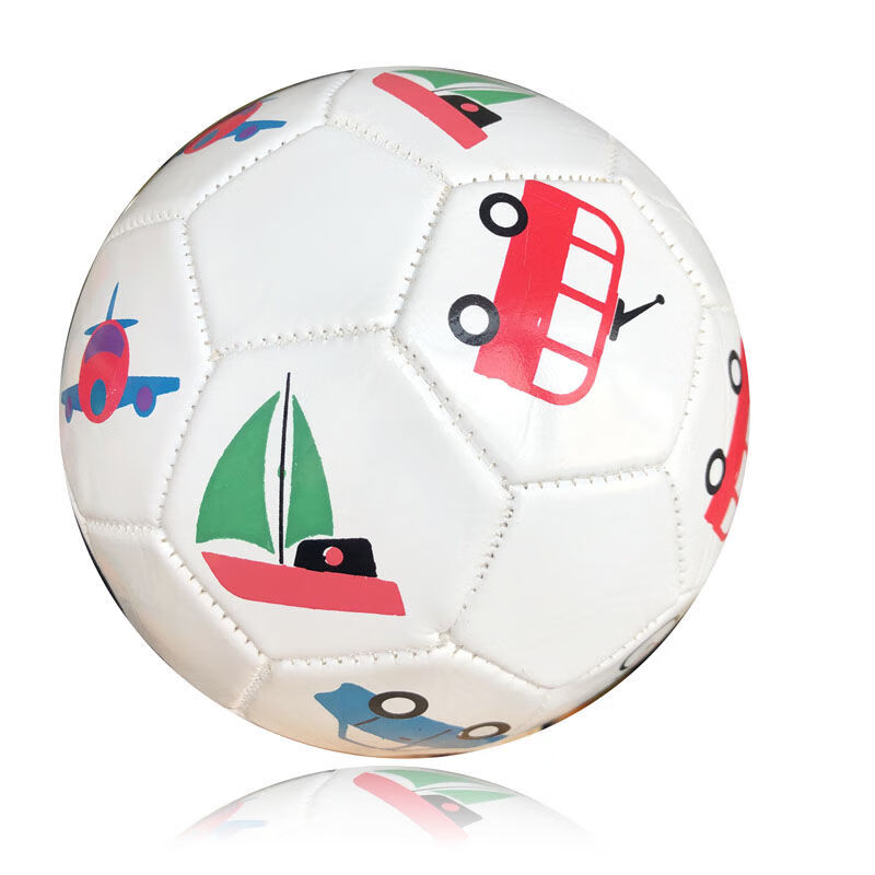 二2号足球儿童启蒙卡通图案幼儿园皮球礼物耐磨训练彩色玩具 红色兔子