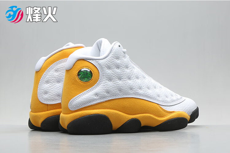 烽火體育 air jordan 13 aj13 白黃黑 高幫復古籃球鞋 414571 167