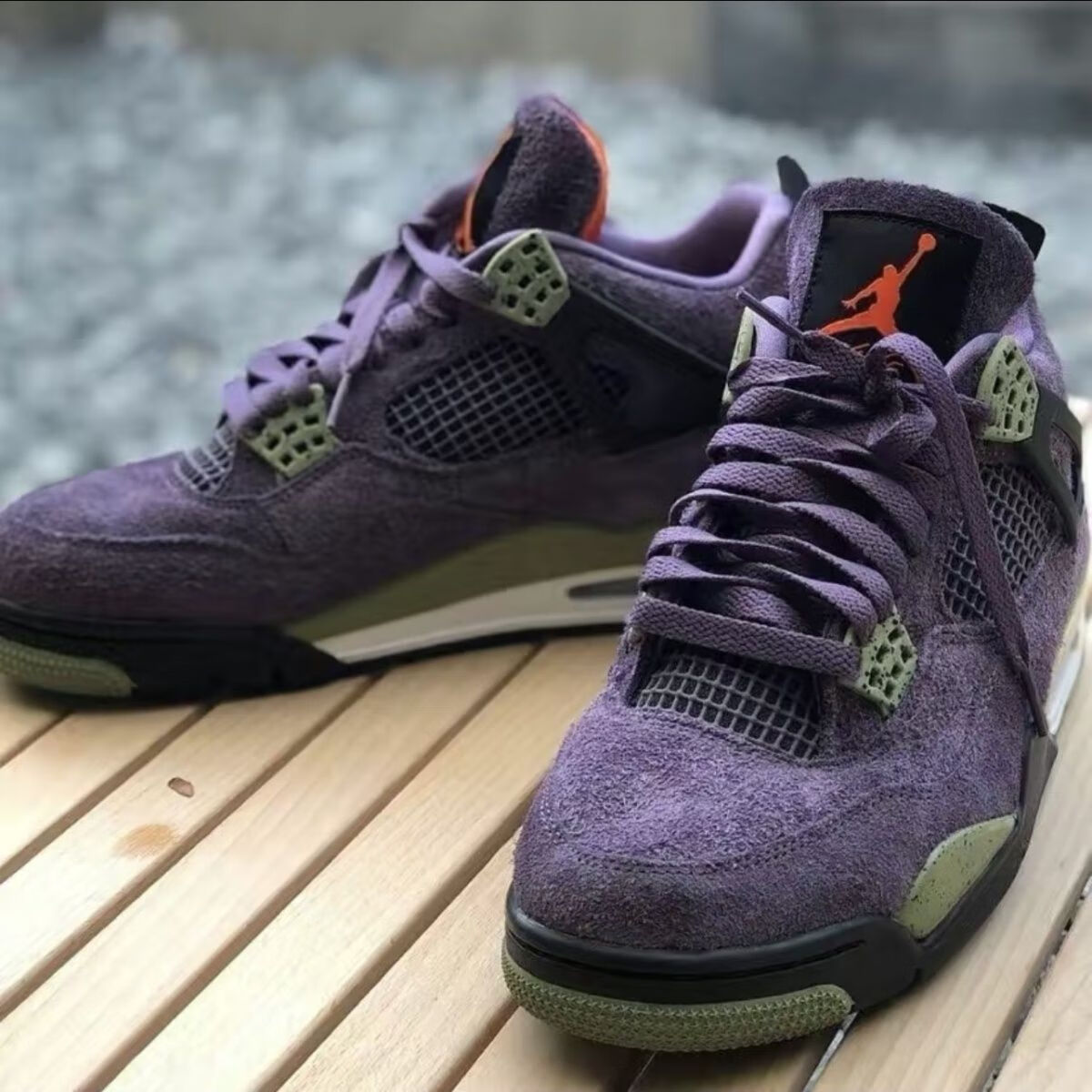 purple紫色麂皮初号机 男女高颜值休闲鞋官网nike 官方旗舰-aj4初号机