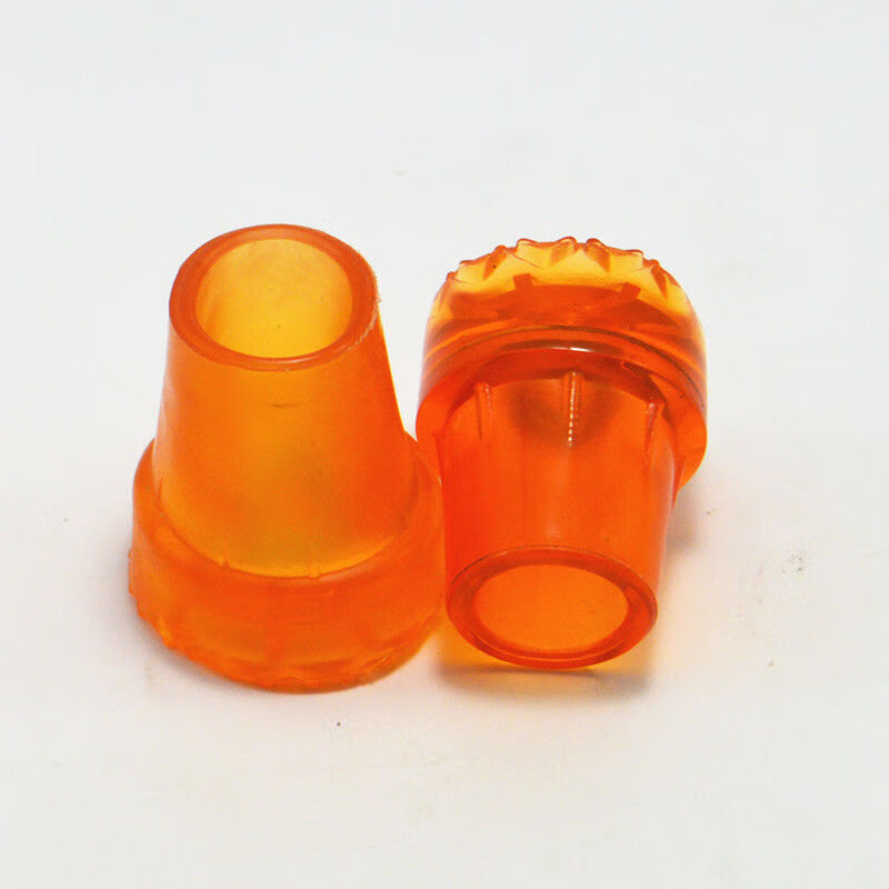 拐杖胶头腋下拐杖脚垫橡胶头防滑耐磨拐杖脚垫拐棍牛津胶底垫加大灰色