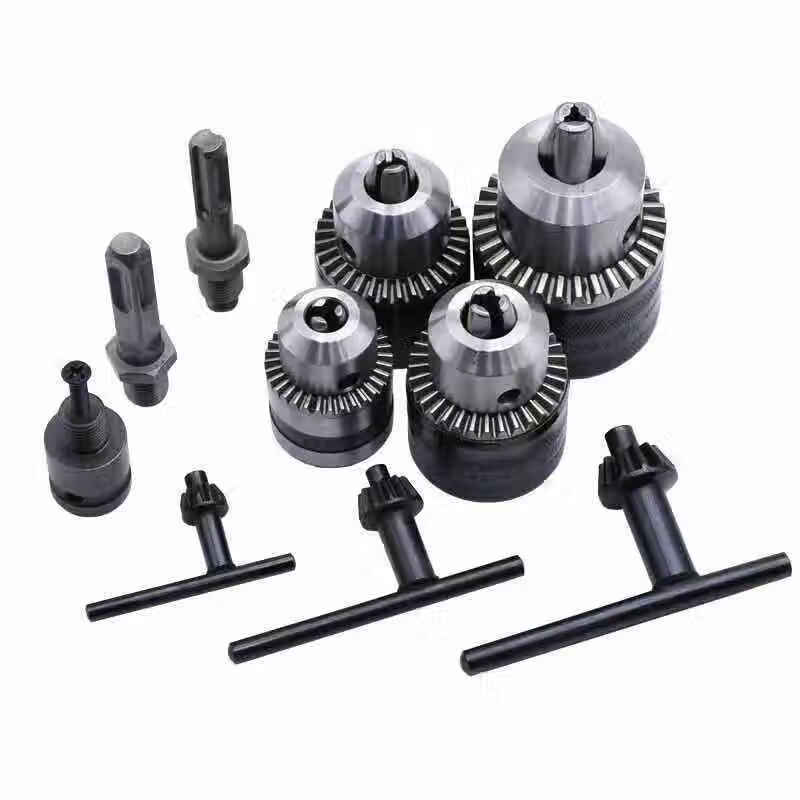 电钻转换头电动扳手方圆柄连接杆电锤冲击钻转换手电钻夹头配件 13mm