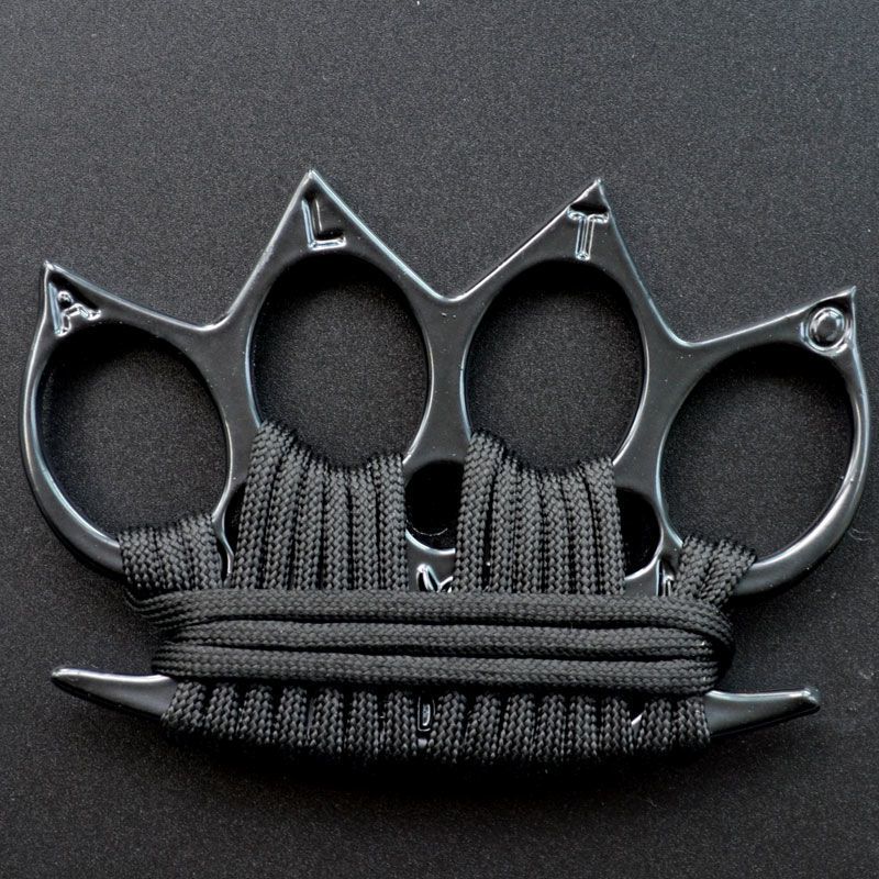 指虎拳刺手刺户外救援物资救难求援助支援破窗工具户外运动保护 黑牛