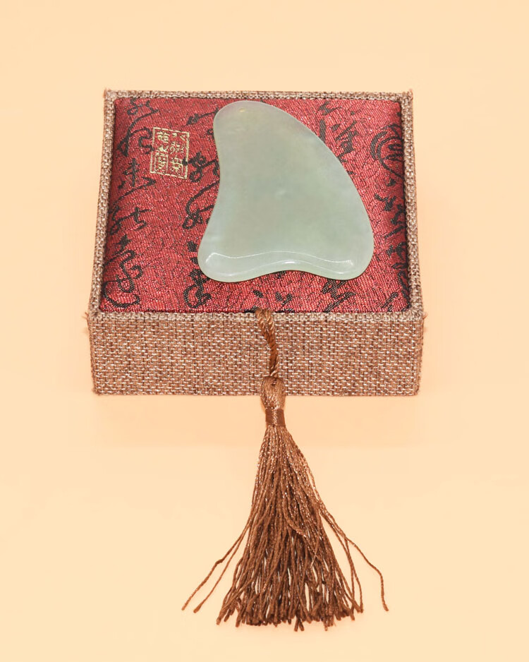 南阳玉刮痧板南阳玉石刮痧板套装面部脸部眼部板按摩提拉淋巴经络sn