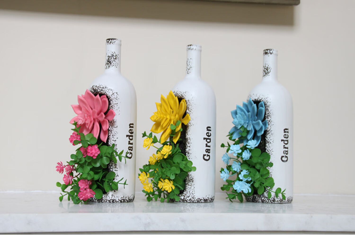 5折清仓数量有限仿真花绿植盆栽桌面花艺摆件电脑桌书桌装饰花love4盆