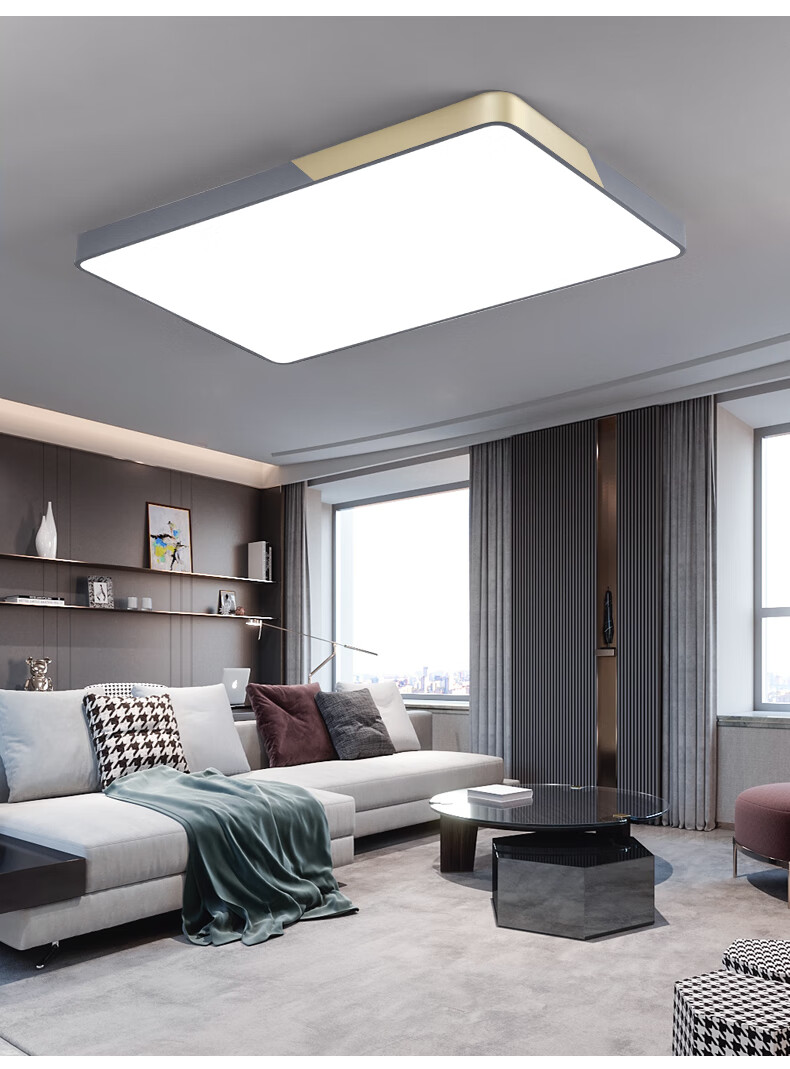 适用于小米小爱同学控制米家智能灯具北欧客厅灯组合全屋套餐led吸顶
