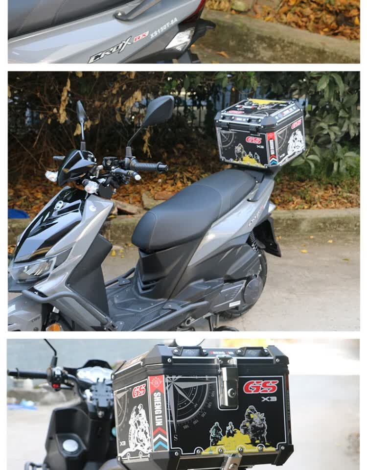 三阳小钢侠配件xs150t-8a改装后货架尾箱架rx150尾架踏板车尾翼 经典