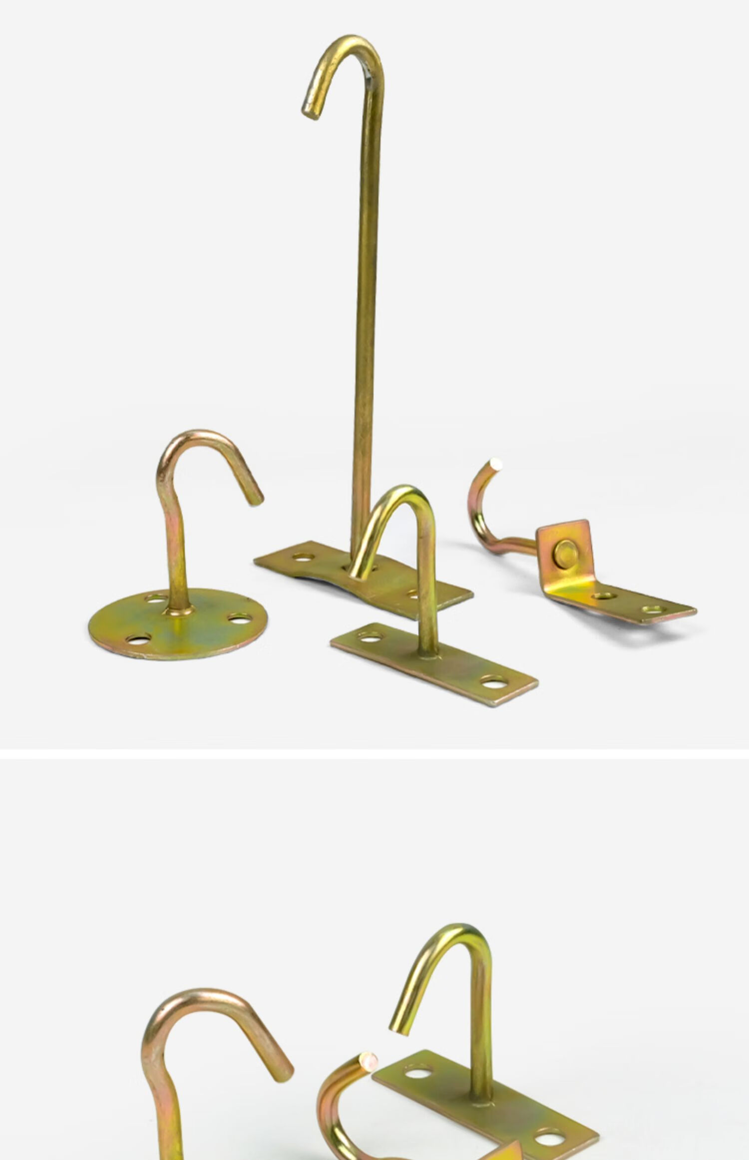 吊灯挂钩吊扇吊钩铁钩挂钩风扇吊扇钩安装勾固定u型膨胀钩五金钩加厚