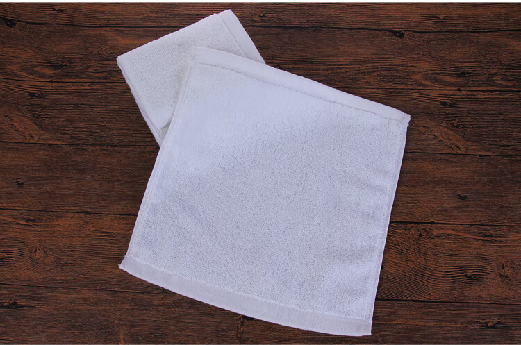 新品10条装酒店宾馆白色小方巾餐厅擦手抹布幼儿园毛巾四方正方形 30