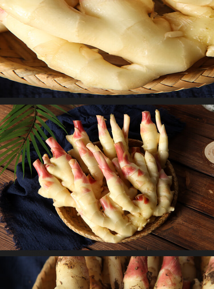 瑞合盈 红芽鲜姜嫩姜子姜仔姜泡醋姜生姜新鲜蔬菜 原生态鲜姜 2斤