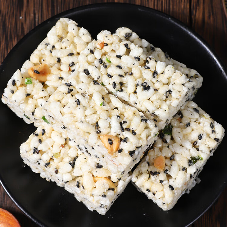 米花糖老式小米酥广东潮汕普宁特产汕头潮州小吃休闲零食传统糕点 米