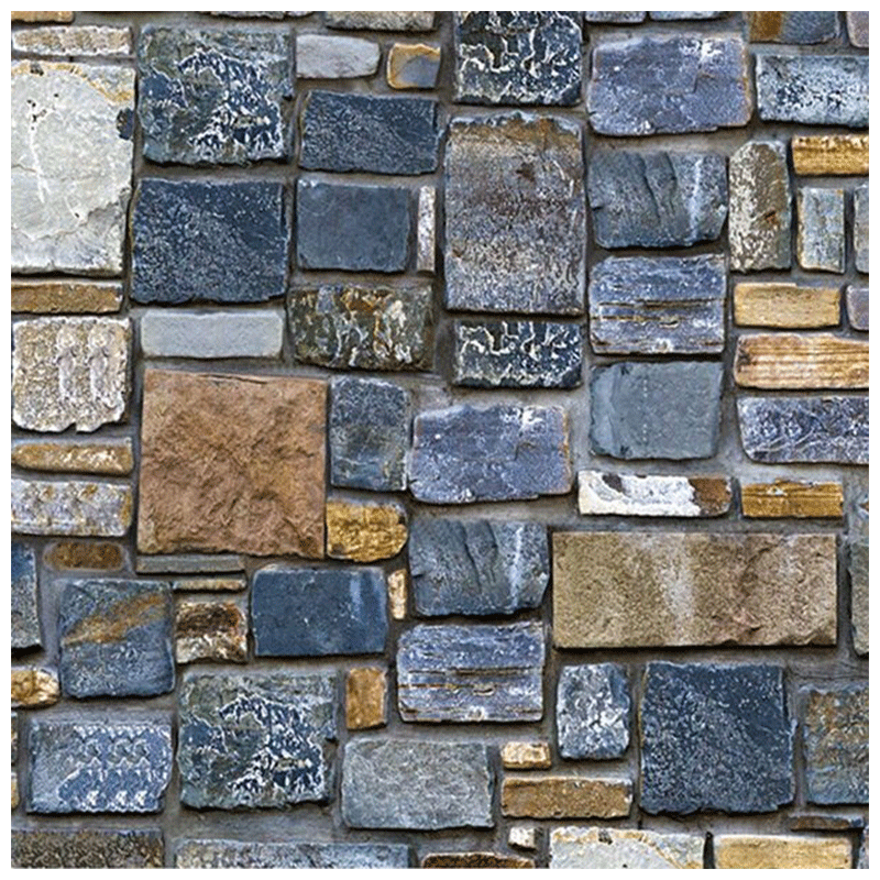 3d立体仿真墙砖室内装饰品自粘瓷砖墙贴砖纹贴纸防水sa1002自然砖45cm