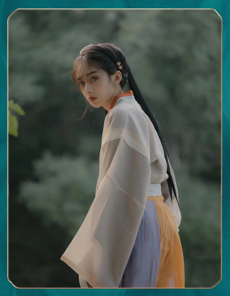 初高中大学生春夏季古风日常汉服女新款秋冬古装仙侠中国风襦裙仙气