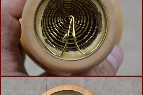 天然葫芦蝈蝈罐蝈蝈葫芦笼竹蛉蛐蛐笼子文玩葫芦鸣虫叫罐虫具胆簧 单