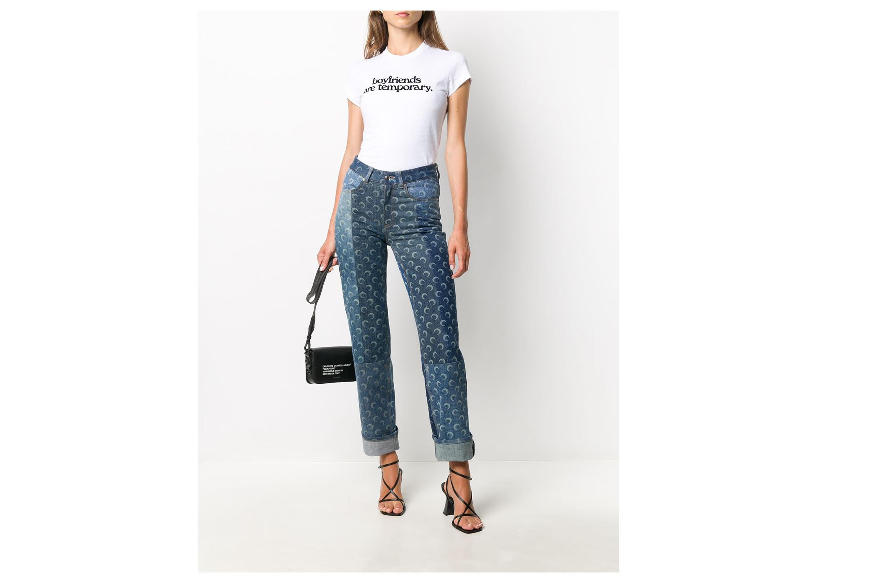 off-white 20礼物女士标语t恤owaa040f20jer0020110 白色 m【图片