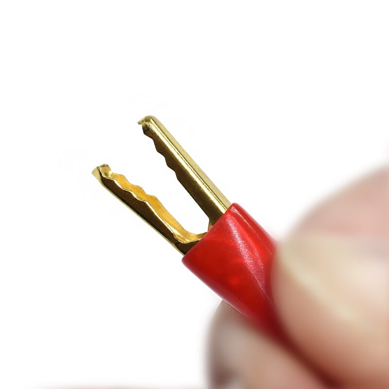 仕熙shixi双头连接线小号鳄鱼夹测试线导线夹子夹连接器05平方纯铜线