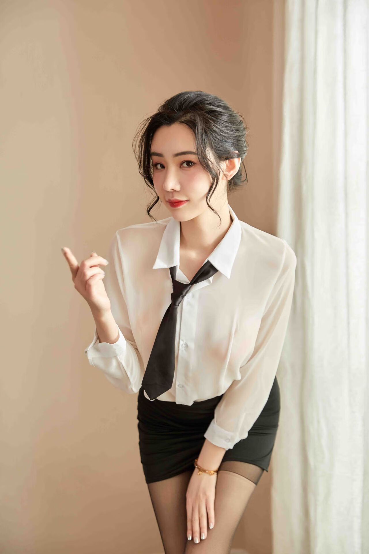 情趣性感内衣女士 性感紧身包臀秘书教师职业套装 cosplay诱惑制服