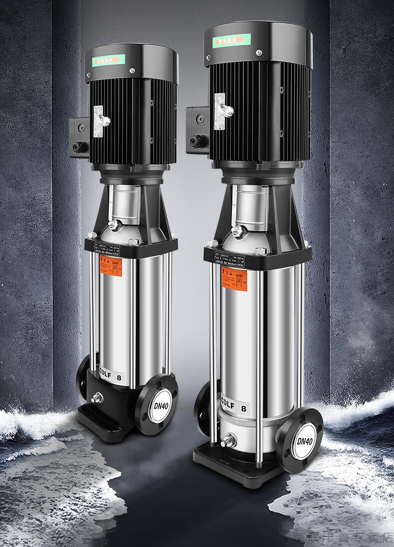 热水器循环泵304不锈钢cdl12立式多级离心泵大流量增压泵循环管道泵