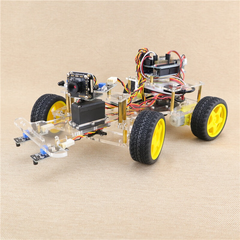 适用舵机转向wifi图传机器人于arduinounor3循迹避障智能小车标配套餐