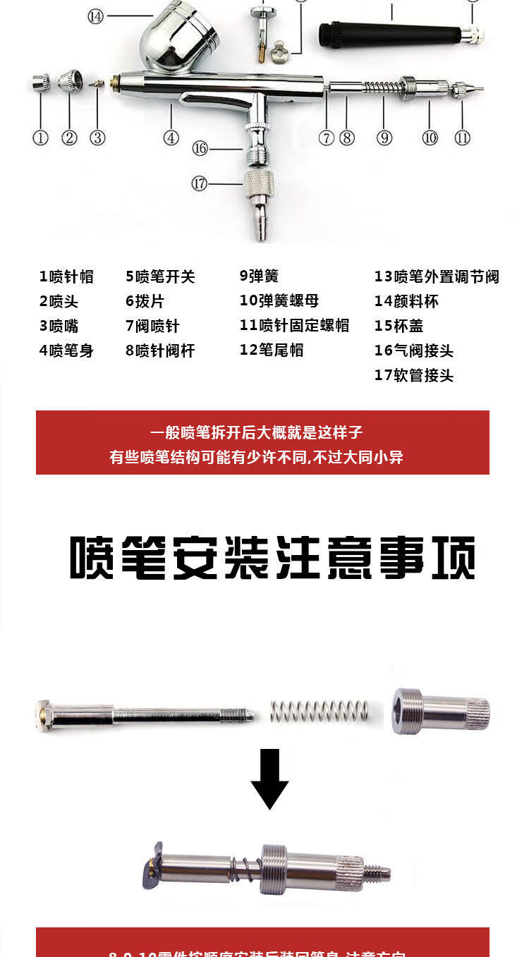 喷笔hd-130喷笔0.