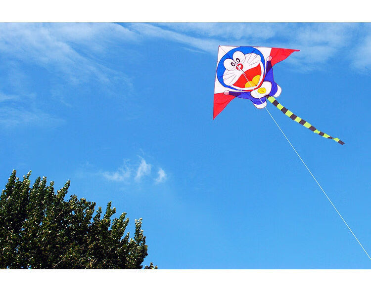 机器猫风筝412岁儿童哆啦a梦新款卡通叮当猫蓝胖子微风易飞男女孩300