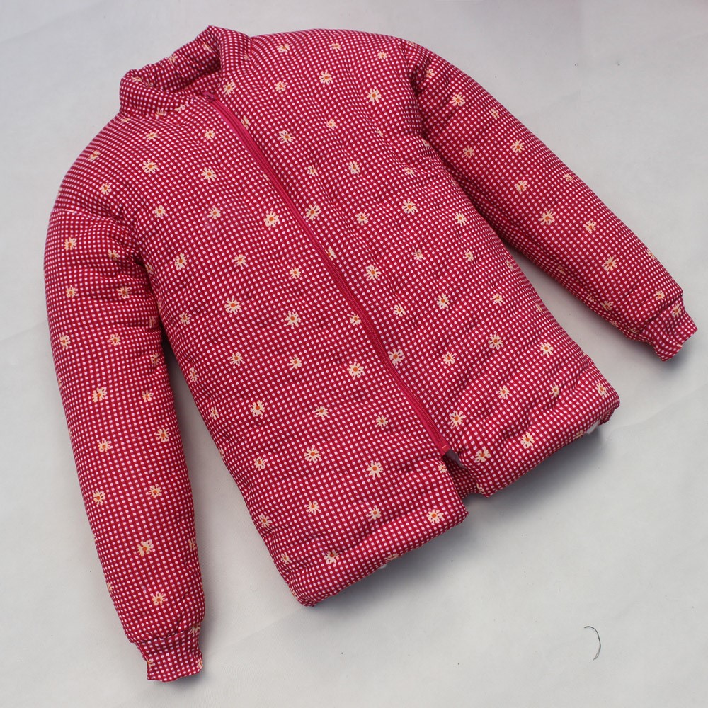 女士纯手工棉花棉衣红棉袄本命年棉裤套装结婚穿新娘妆修身 烫金太阳