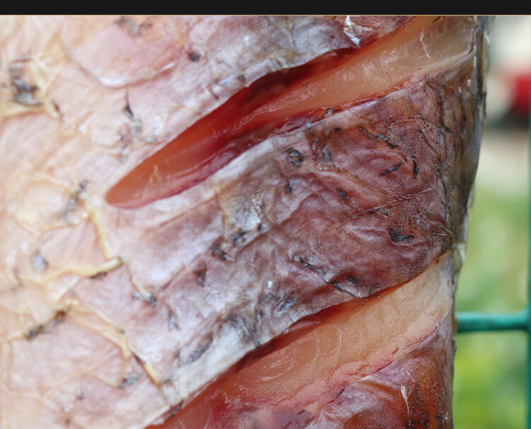 安徽土特产咸草鱼农家手工风干腌制3斤整条大草鱼腊肉咸香腊鱼块 3斤