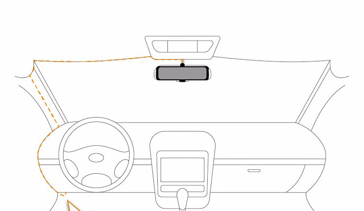 JADO Dash Cam Bend Cable for Monitoring 7