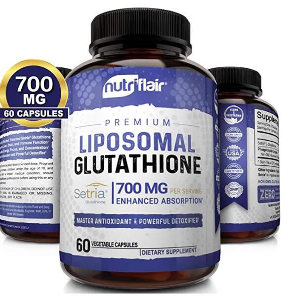 nutriflair liposomal glutathione脂质体还原谷胱甘肽60粒【图片