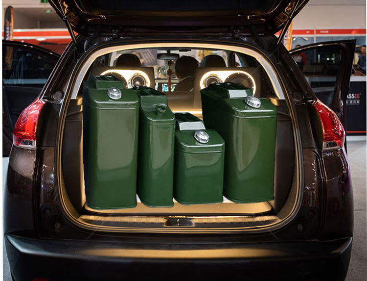 2022新款加厚汽油桶铁油桶30升20升10升5l柴油桶加油壶汽车摩托车备用