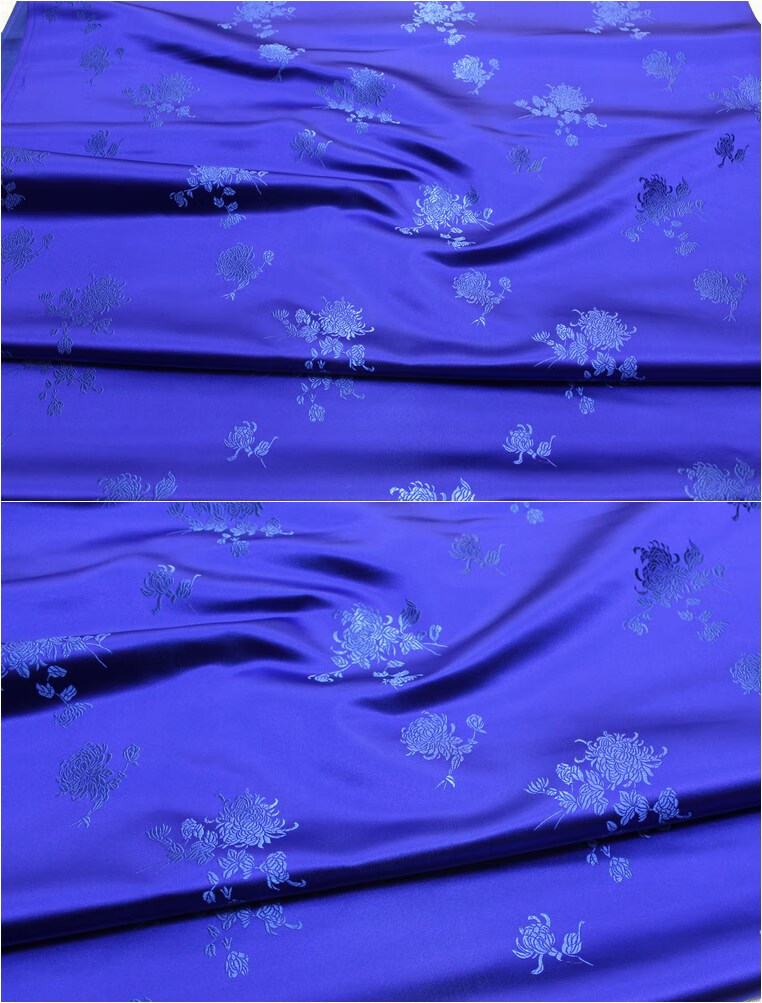 家纺古装旗袍汉服娃衣蒙古袍棉袄寿衣民族服装布料提花织锦缎丝绸面料